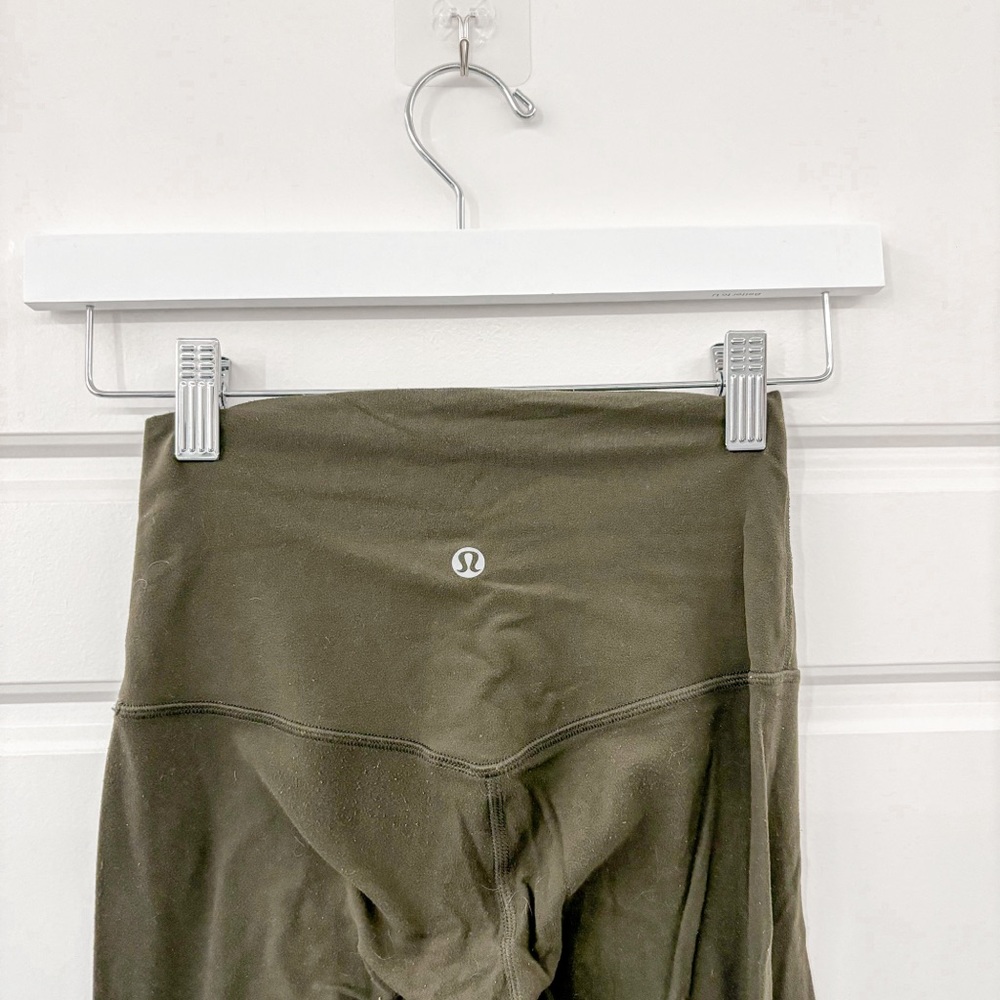 Lululemon Align Pant II Leggings Dark Olive - Picture 7 of 11